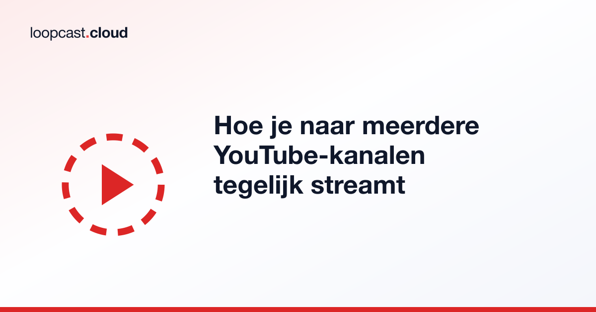 Hoe je naar meerdere YouTube-kanalen tegelijk streamt